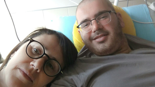 דור בן דוד ואמו סימה (צילום: באדיבות המצולם)