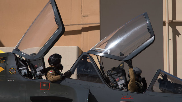 משתתפים בתרגיל האווירי בישראל (צילום: דובר צה"ל)