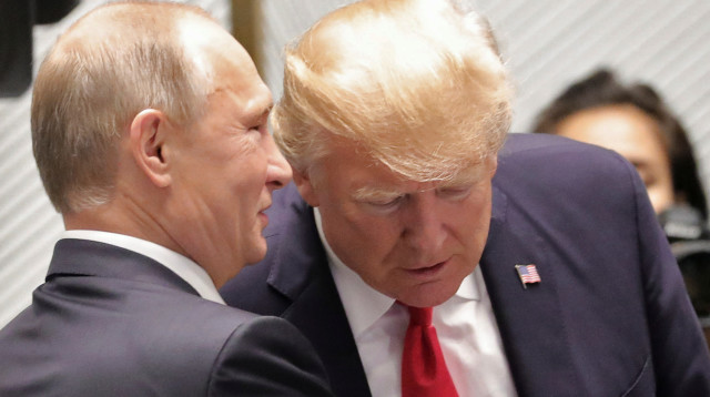 דונלד טראמפ וולדימיר פוטין (צילום: רויטרס)