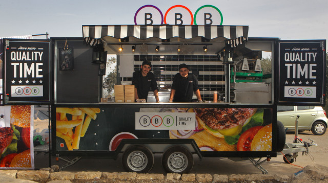 הפוד טראק של רשת BBB (צילום: דויד סילברמן)