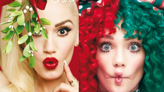 אלבומי הכריסמס של סיה ושל גוון סטפאני (צילום: יח"צ)