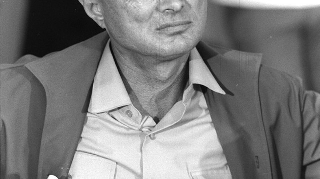 משה דיין (צילום: פריץ כהן, לע"מ)