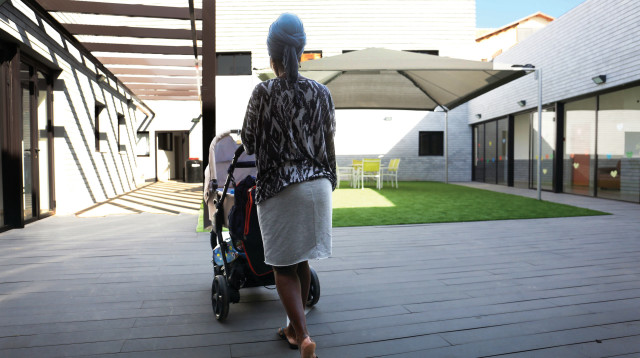 מקלט לנשים מוכות (צילום: אריאל בשור)