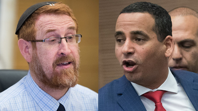 יואל חסון, יהודה גליק (צילום: פלאש 90)