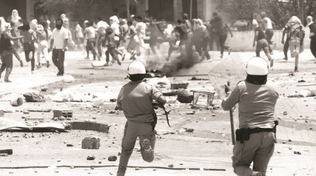 האינתיפאדה הראשונה (צילום: ראובן קסטרו)