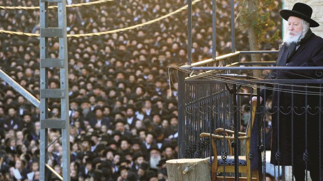 האדמו"ר מגור, הרבי יעקב אריה אלתר (צילום: שלומי כהן, פלאש 90)