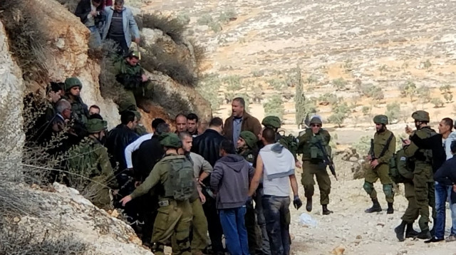 זירת האירוע בשומרון (צילום: TPS)