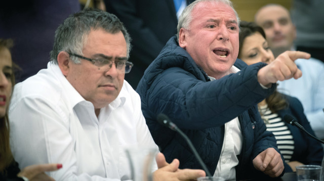 ביטן ואמסלם  (צילום: יונתן זינדל, פלאש 90)