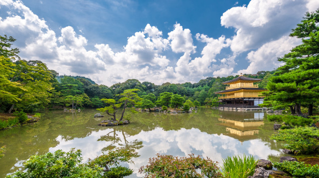 המקדש המוזהב בקיוטו  (צילום: אינג אימג')
