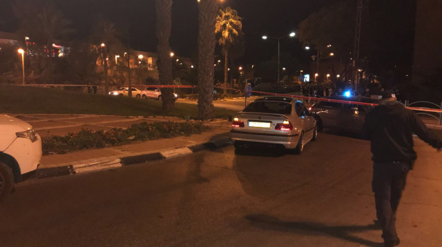 אירוע דקירה בערד (צילום: דוברות המשטרה)