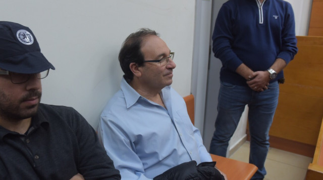 דב צור בהארכת מעצרו  (צילום: אבשלום ששוני)