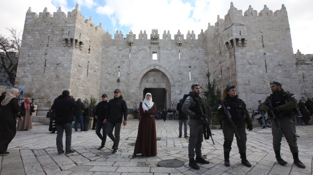 שער שכם בירושלים  (צילום: מרק ישראל סלם)