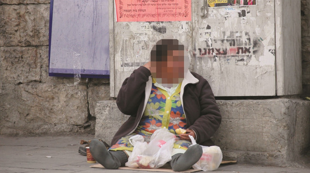 הומלס ברחוב (צילום: מרק ישראל סלם)