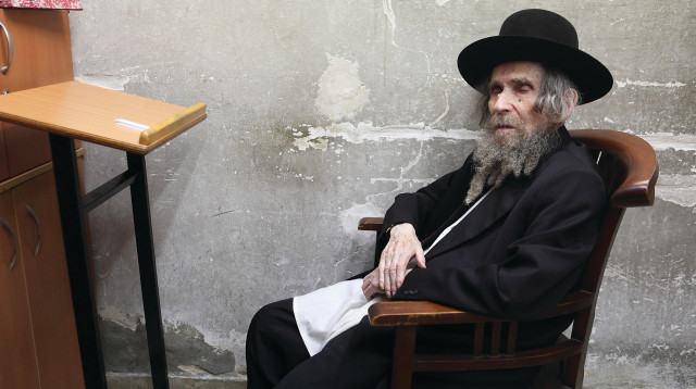 הרב אהרן יהודה לייב שטיינמן (צילום: יעקב נחומי, פלאש 90)