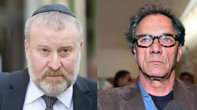 אביחי מנדלבליט ומוחמד בכרי (צילום: יונתן זינדל,אביר סולטאן, פלאש 90)