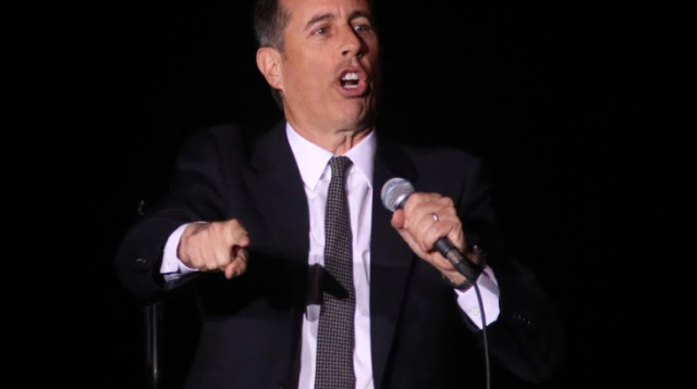 ג'רי סיינפלד בהופעה בישראל  (צילום: סיוון פרג')