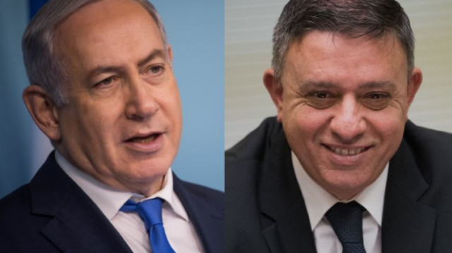 אבי גבאי ובנימין נתניהו (צילום: יונתן זינדל,הדס פרוש, פלאש 90)