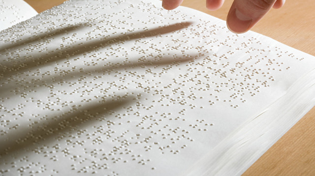 כתב ברייל, אילוסטרציה (צילום: אינג אימג')