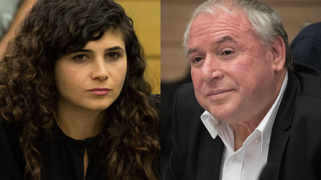 שרן השכל, דוד אמסלם (צילום: פלאש 90)