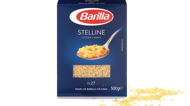 פסטת הפתיתים למרק בצורת כוכבים של "ברילה" (צילום: אפרת אשל)