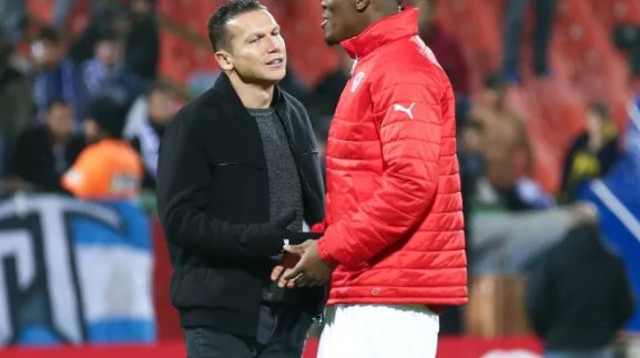 טוני וואקמה וברק בכר (צילום: דני מירון)