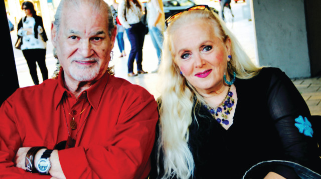 מירי אלוני עם בעלה שמוליק אומני (צילום: אלבום פרטי)