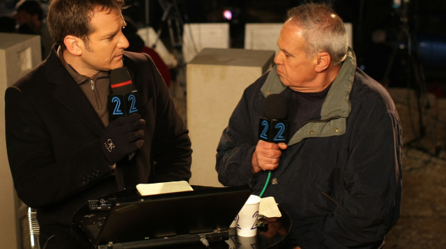 רוני דניאל ודני קשומרו  (צילום: קובי גדעון, פלאש 90)