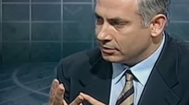 בנימין נתניהו ב-1993  (צילום: צילום מסך ערוץ 1)