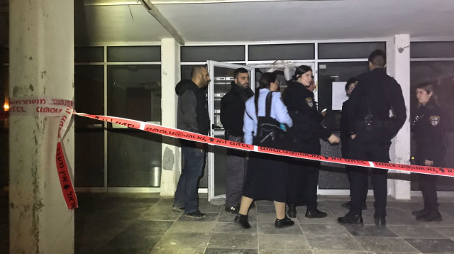 אירוע הדקירה באשדוד (צילום: דוברות המשטרה)