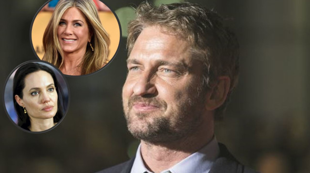 ג'רארד באטלר, ג'ניפר אניסטון, אנג'לינה ג'ולי (צילום: Getty images,רויטרס)