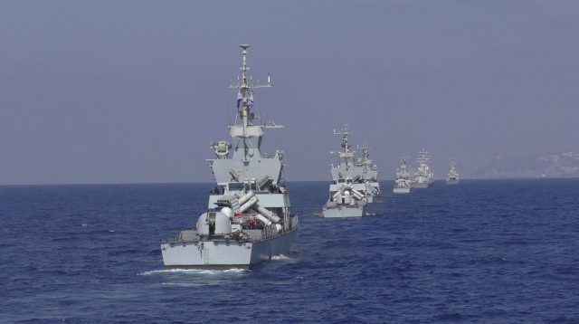 ספינות חיל הים (צילום: דובר צה"ל)