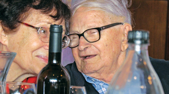 רפי איתן ורעייתו מרים (צילום: נתן זהבי)