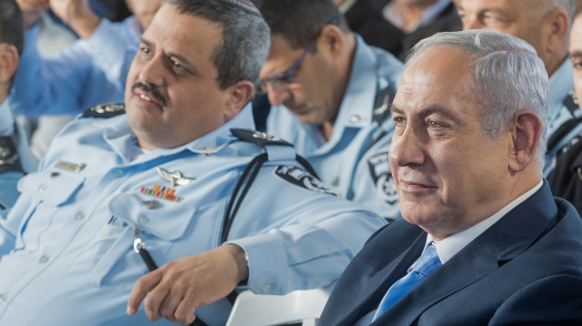 בנימין נתניהו, רוני אלשיך (צילום: באסל עווידאת, פלאש 90)