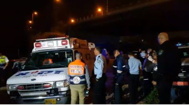 זירת האירוע בבית יהושע, חשד לרצח והתאבדות (צילום: דוברות המשטרה)