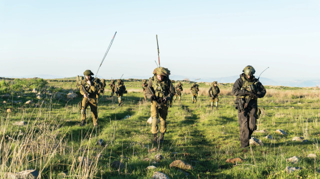 תרח"ט גולני ברמת הגולן  (צילום: דובר צה"ל)