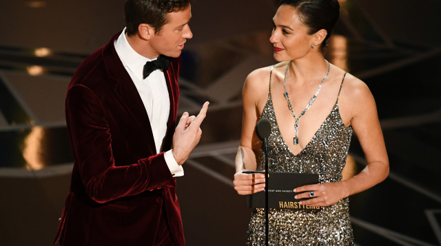 גל גדות בטקס האוסקר (צילום: AFP)