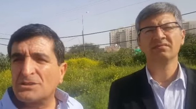 ניסים פרץ ומיכאל וידל (צילום: יוטיוב)