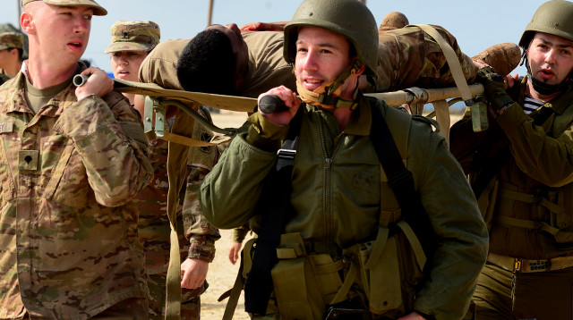 תרגיל משותף של צה"ל עם צבא ארה"ב (צילום: U.S. Air Force Tech Sergeant Matthew Plew)
