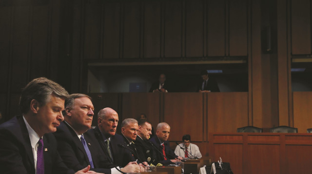 ראשי גופי המודיעין האמריקאיים (צילום: רויטרס)