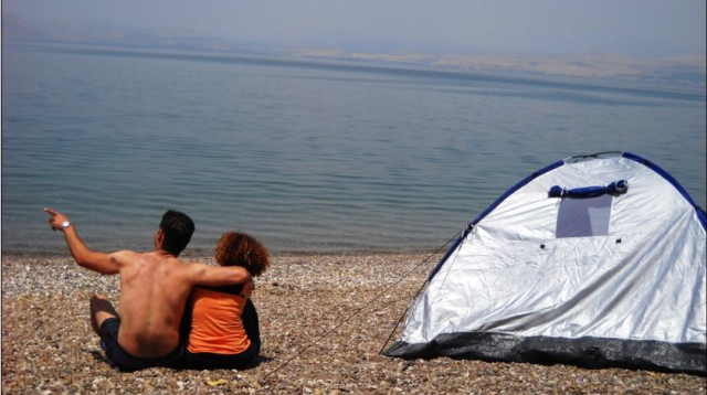 חוף שקמים (צילום: רשות הכנרת)