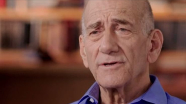 אהוד אולמרט בראיון  (צילום: צילום מסך ערוץ 12)