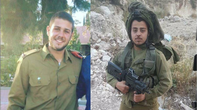 סרן זיו דאוס וסמל נתנאל קהלני שנרצחו בפיגוע דריסה (צילום: "אגד" CC BY-2.5)