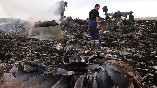 התרסקות המטוס המלזי באוקראינה (צילום: רויטרס)