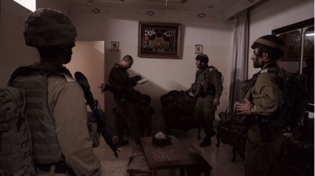 פעילות צה"ל בכפר עקרבה ממנו הגיע המחבל (צילום: דובר צה"ל)