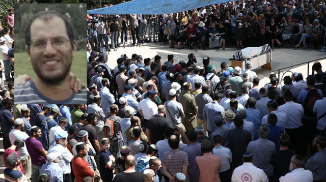 הלוויתו של עדיאל קולמן ז"ל (צילום: הלל מאיר)