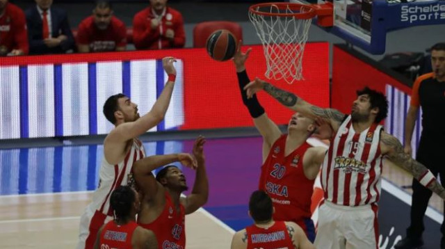 צסק"א מוסקבה נגד אולימפיאקוס (צילום: אתר היורוליג)