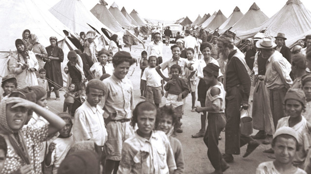 מעברה - עין שמר (צילום: הנס פין, לע"מ)