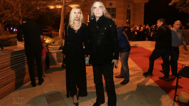 צביקה פיק, שירה מנור (צילום: פאביאן קולדורף)