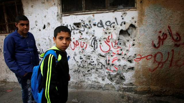 ילדים פלסטינים (צילום: רויטרס)