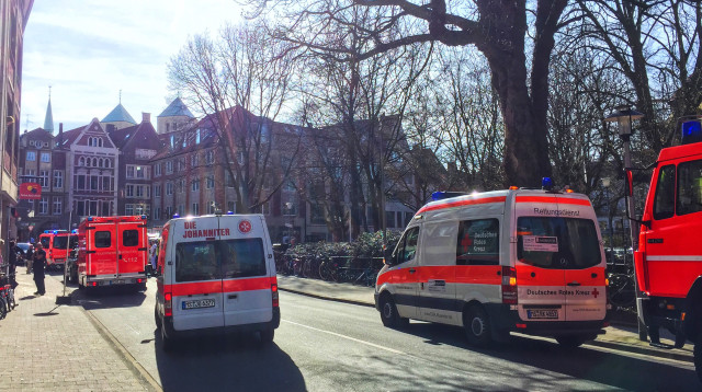 אירוע דריסה בגרמניה (צילום: AFP)